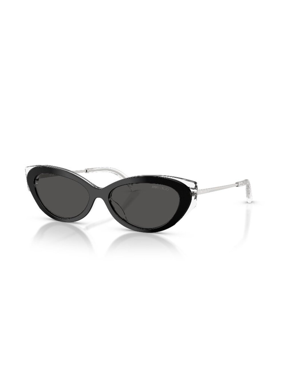 New Jimmy Choo Women's Sunglasses Black Grey Lens Acetate Frame JC5065U 510287